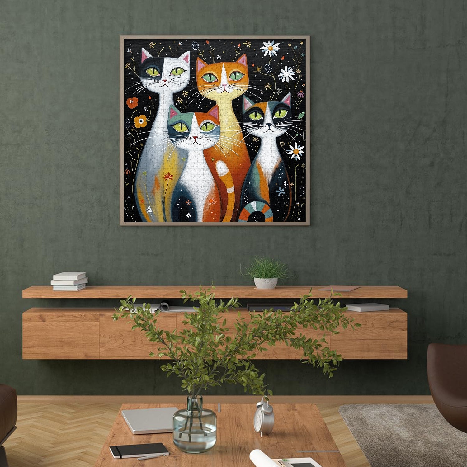 Garden Muse Cats Puzzle 1000 Teile