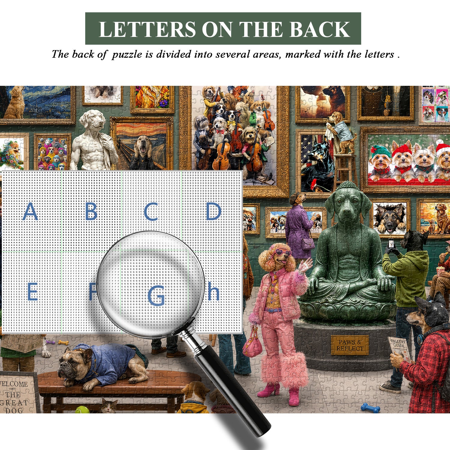 Fur & Fine Art Gallery Puzzle 1000 Teile