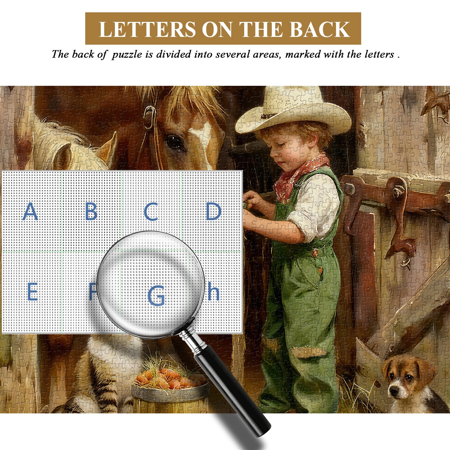 Kindliches Weideleben-Puzzle 1000 Teile