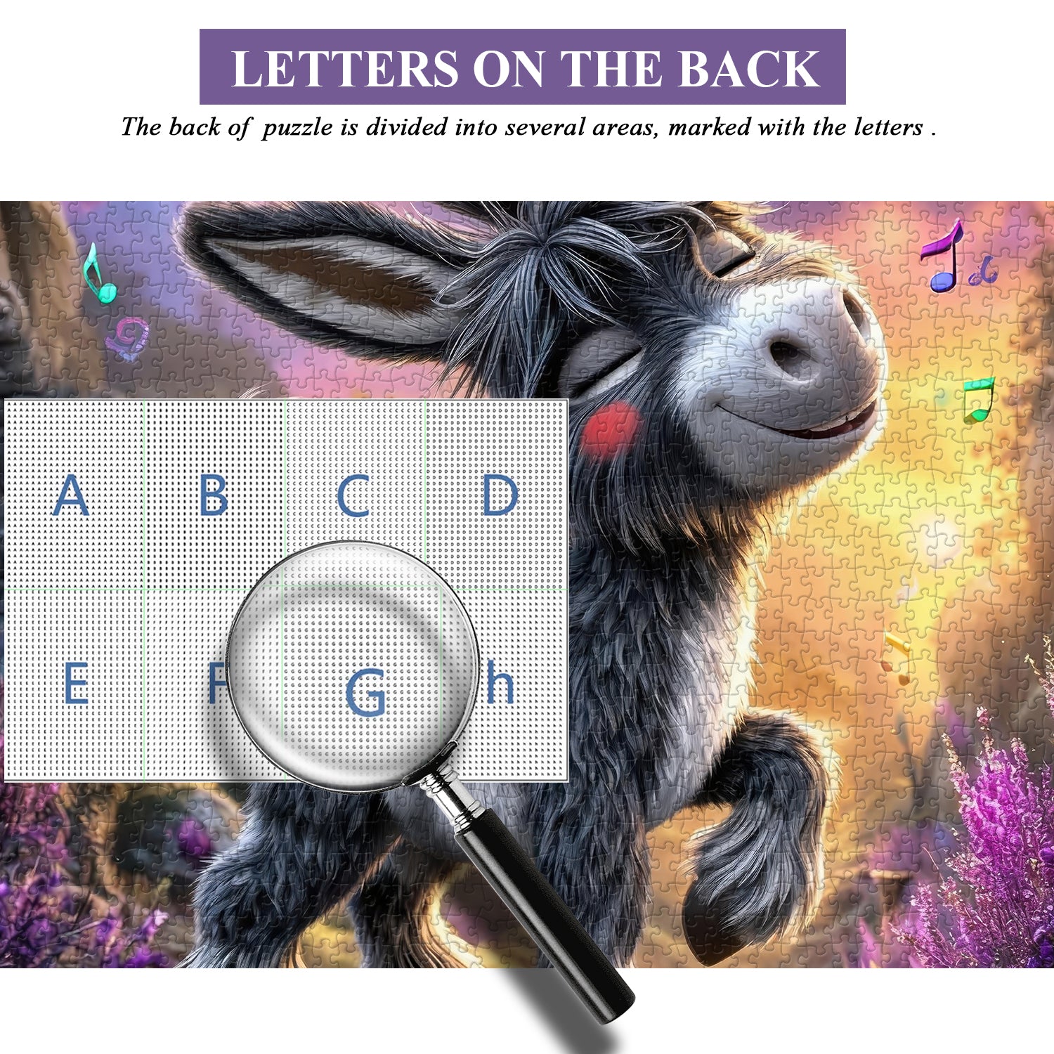 Joyful Melody Donkey Jigsaw Puzzle 1000 Pieces