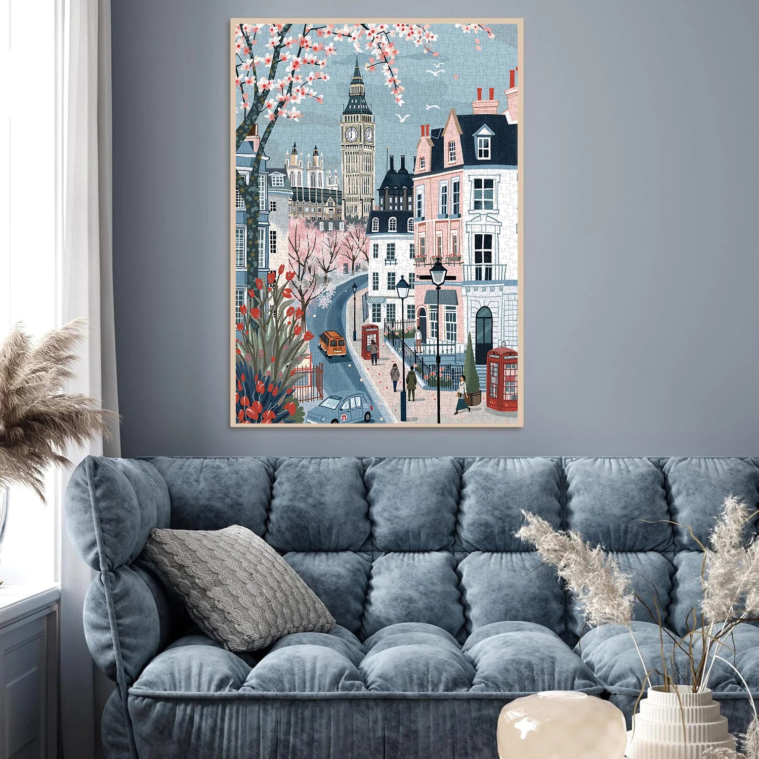 Spring Scene in London Jigsaw Puzzle 1000 Pieces