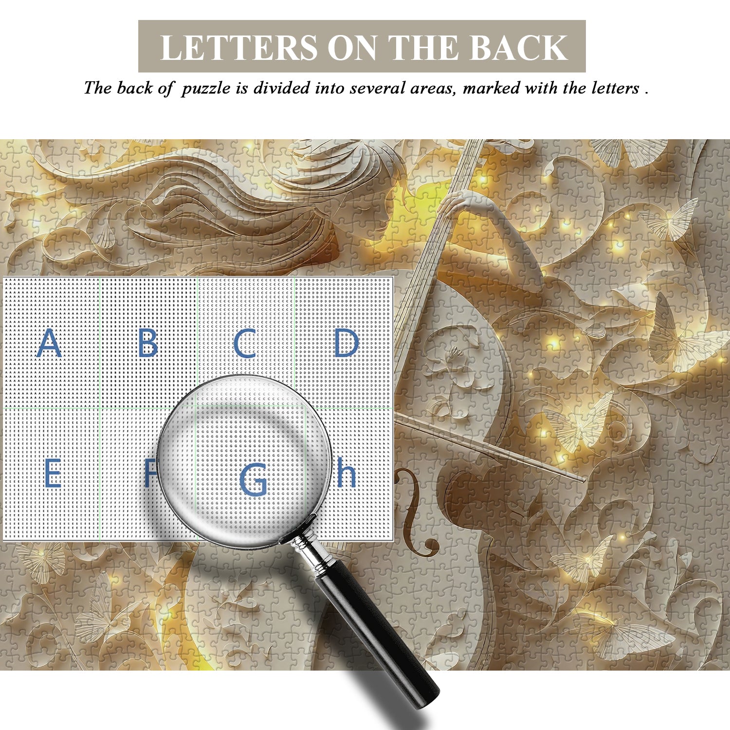 Paper Butterfly Melody Jigsaw Puzzle 1000 Pieces