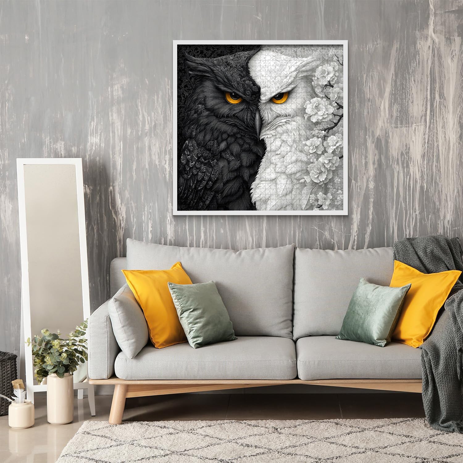 Yin Yang Eule Puzzle 1000 Teile