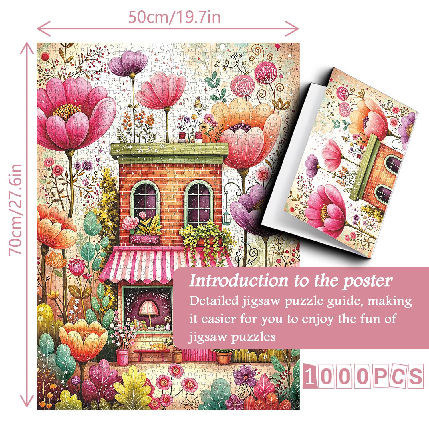 Floral Bliss Jigsaw Puzzle 1000 Pieces