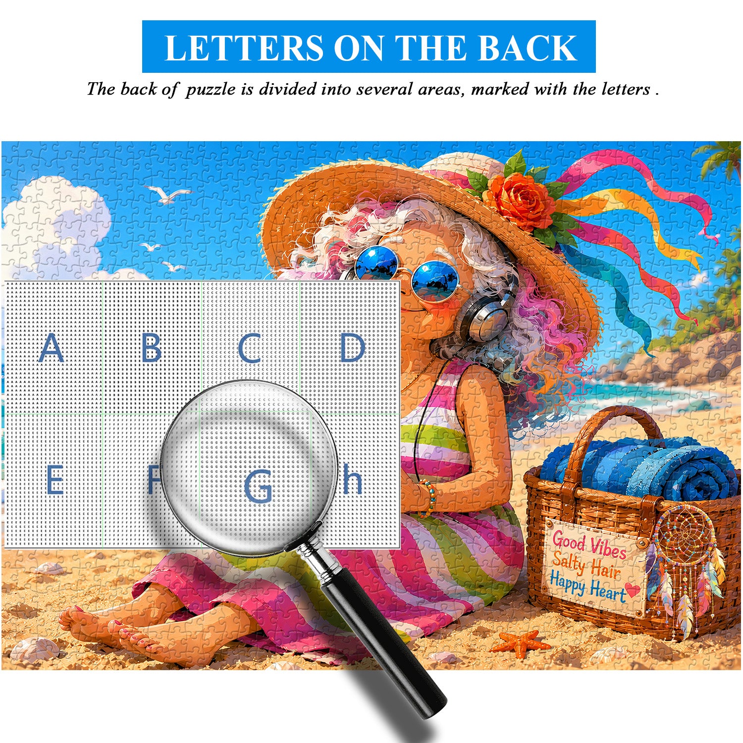 Good Vibes Beach Jigsaw Puzzle 1000 Pieces