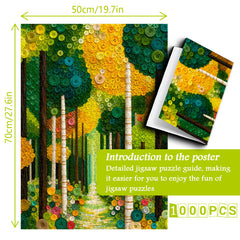 Sunlit Path Jigsaw Puzzle 1000 Pieces