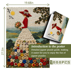 Knopfrock-Puzzle 1000 Teile