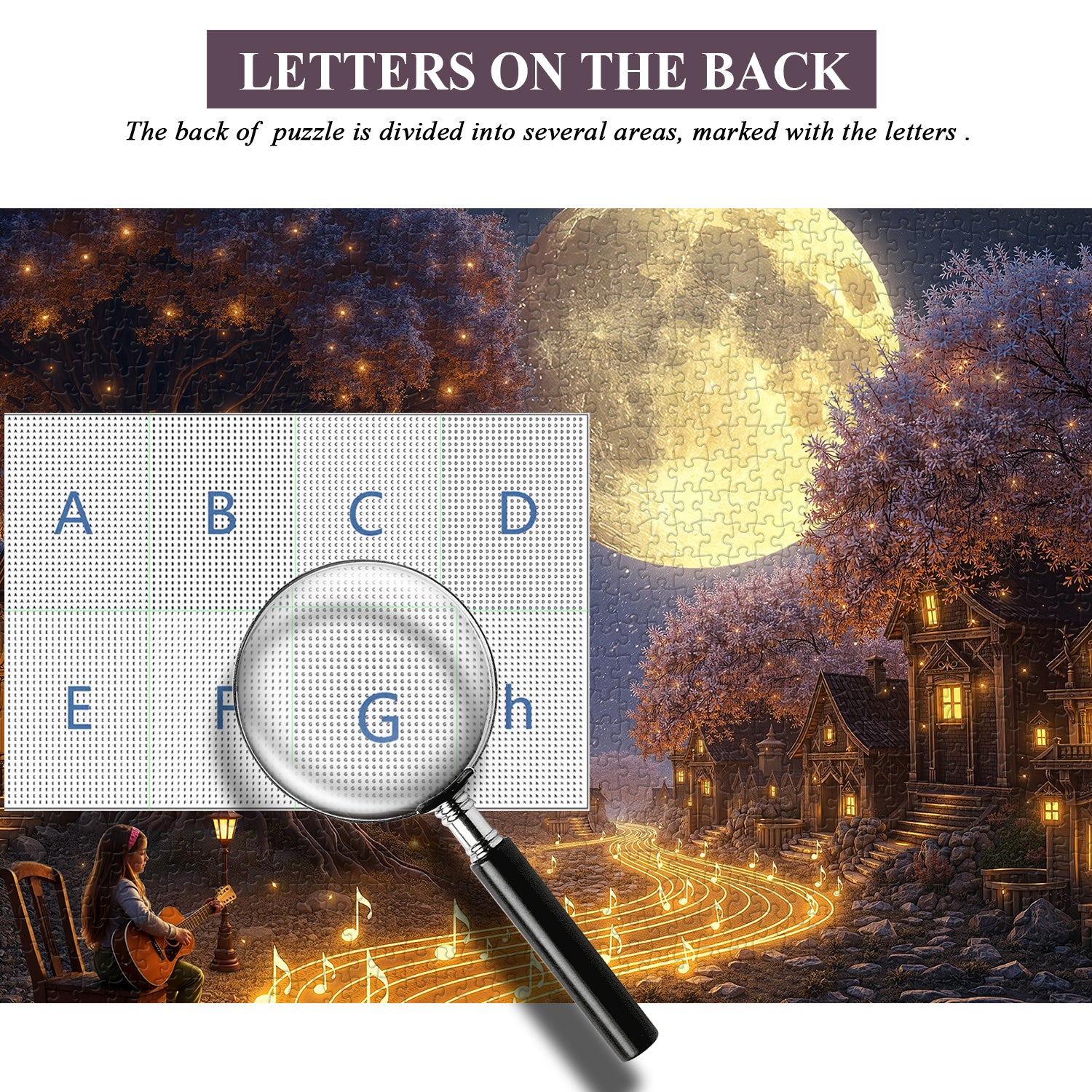 Mondflüsterpfad-Puzzle 1000 Teile