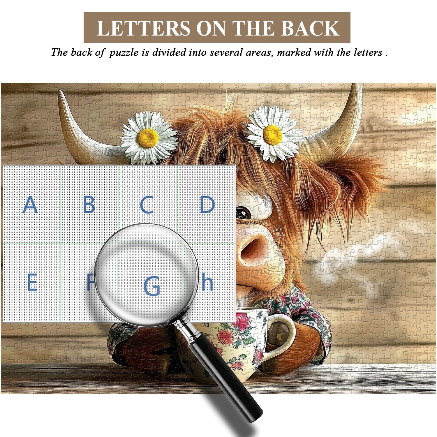 Cow's Coffee Time Puzzle 1000 Teile