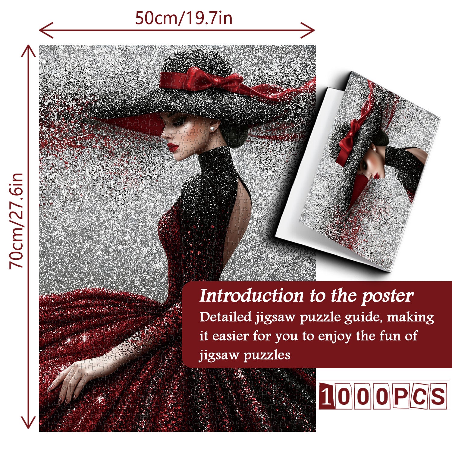 Red Phantom Jigsaw Puzzle 1000 Pieces