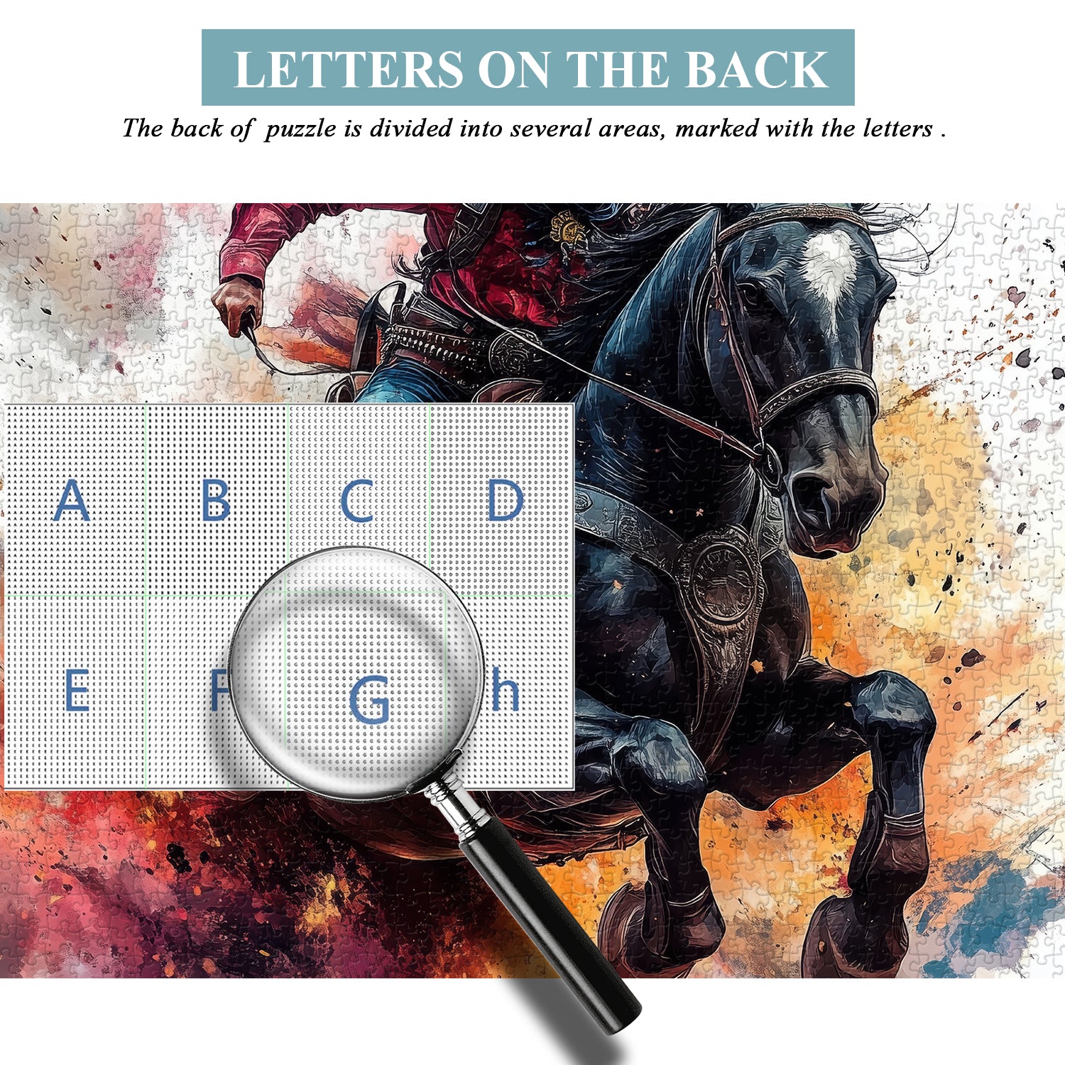 Western Knight Jigsaw Puzzle 1000 Pieces