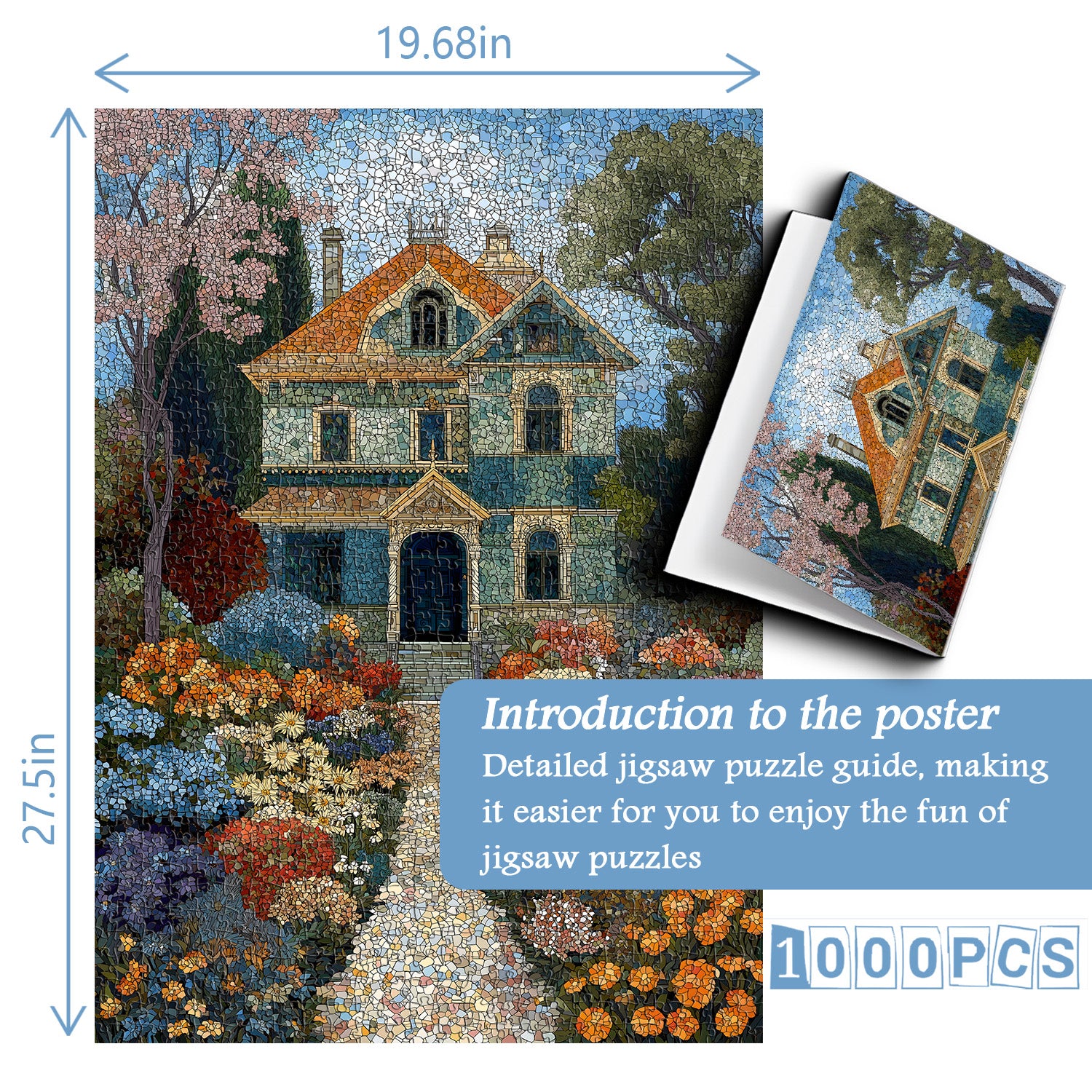 Garden Cottage Jigsaw Puzzle 1000 Pieces