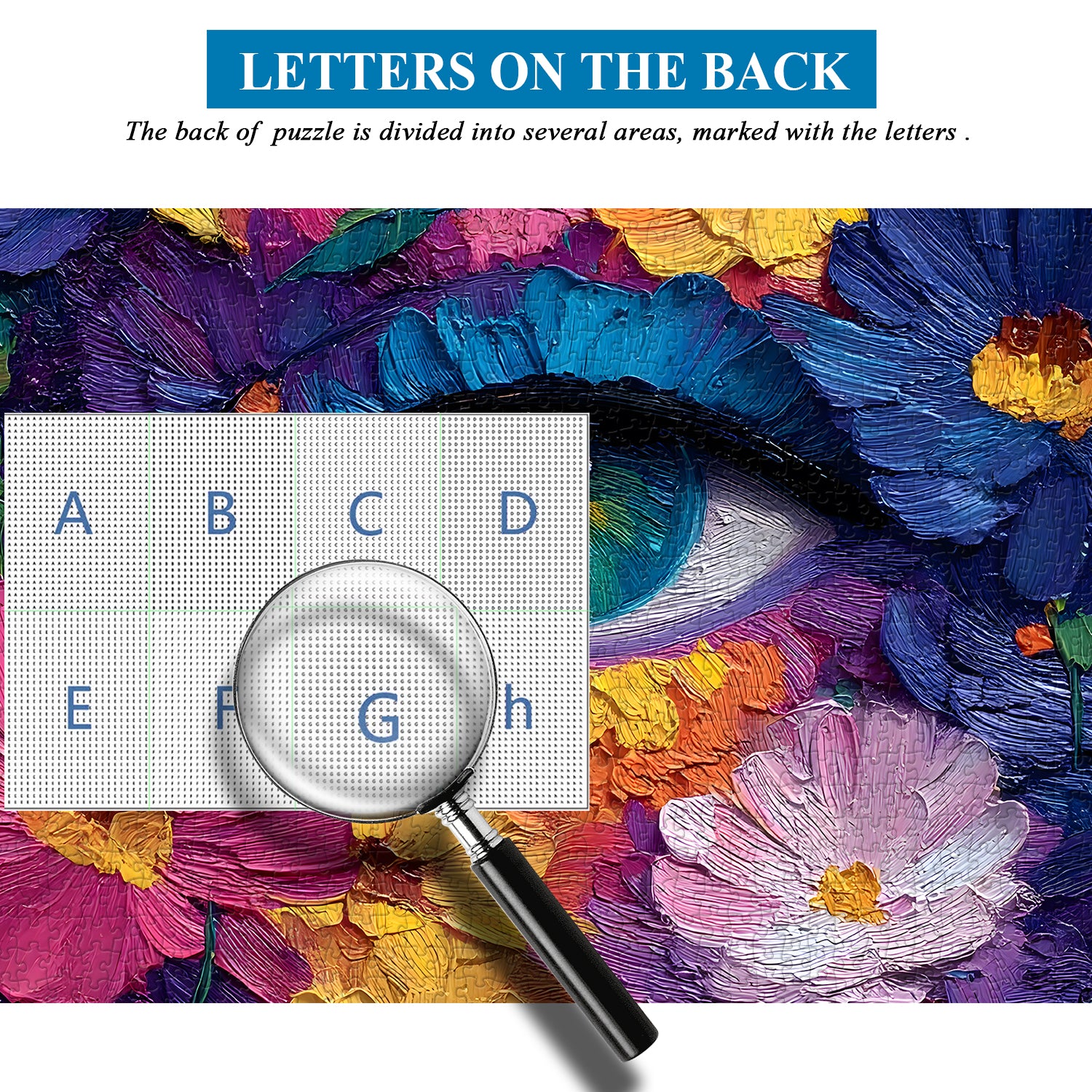 Blumenaugen-Puzzle 1000 Teile