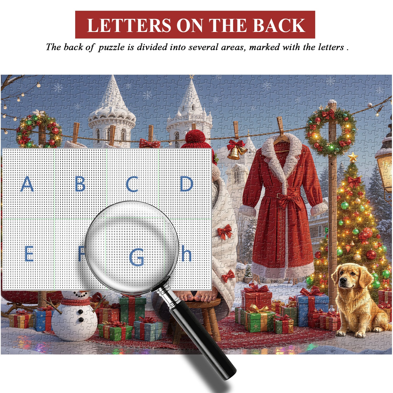 Christmas Castle Celebration Jigsaw Puzzle 1000 Pieces