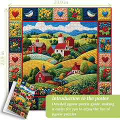 Quilted Homestead Puzzle 1000 Teile