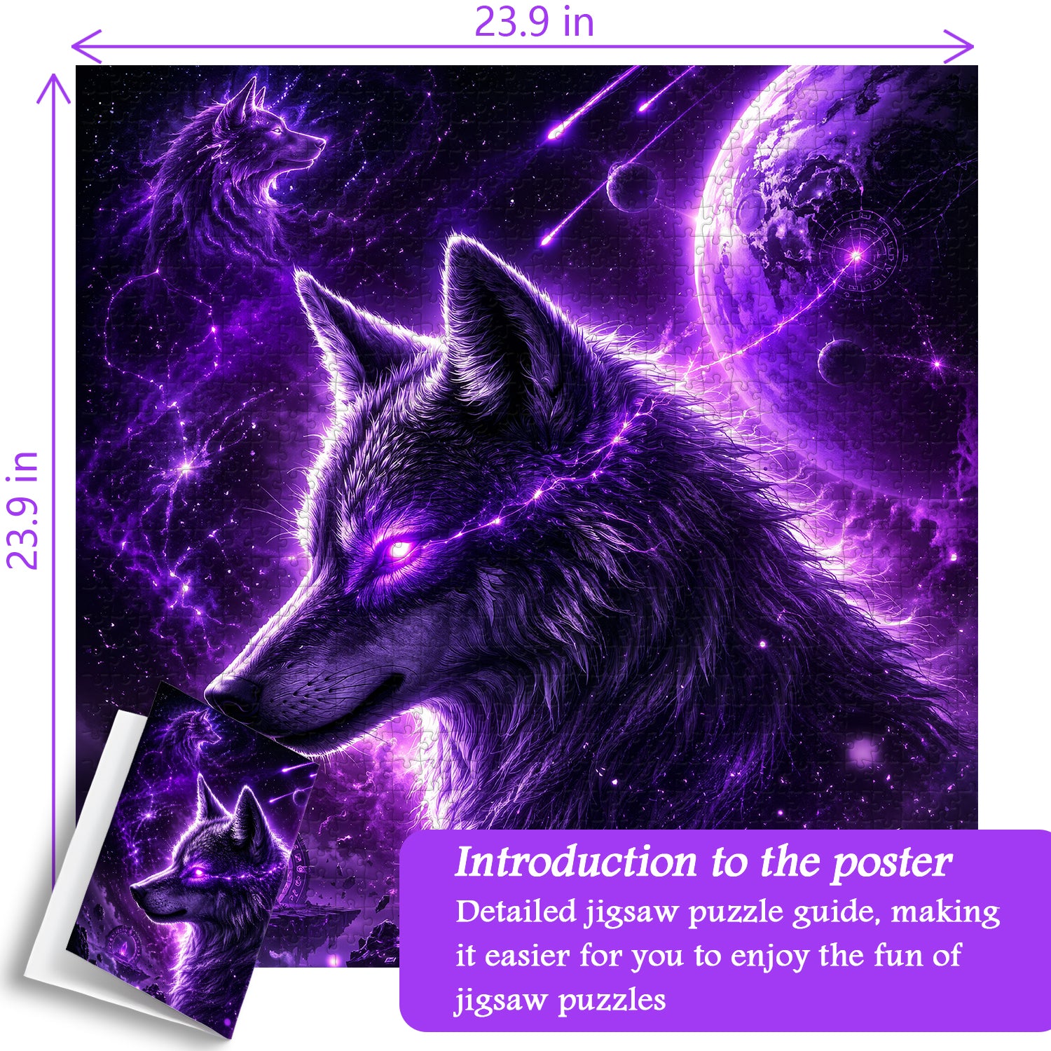 Nebula Wolf Soul Puzzle 1000 Teile