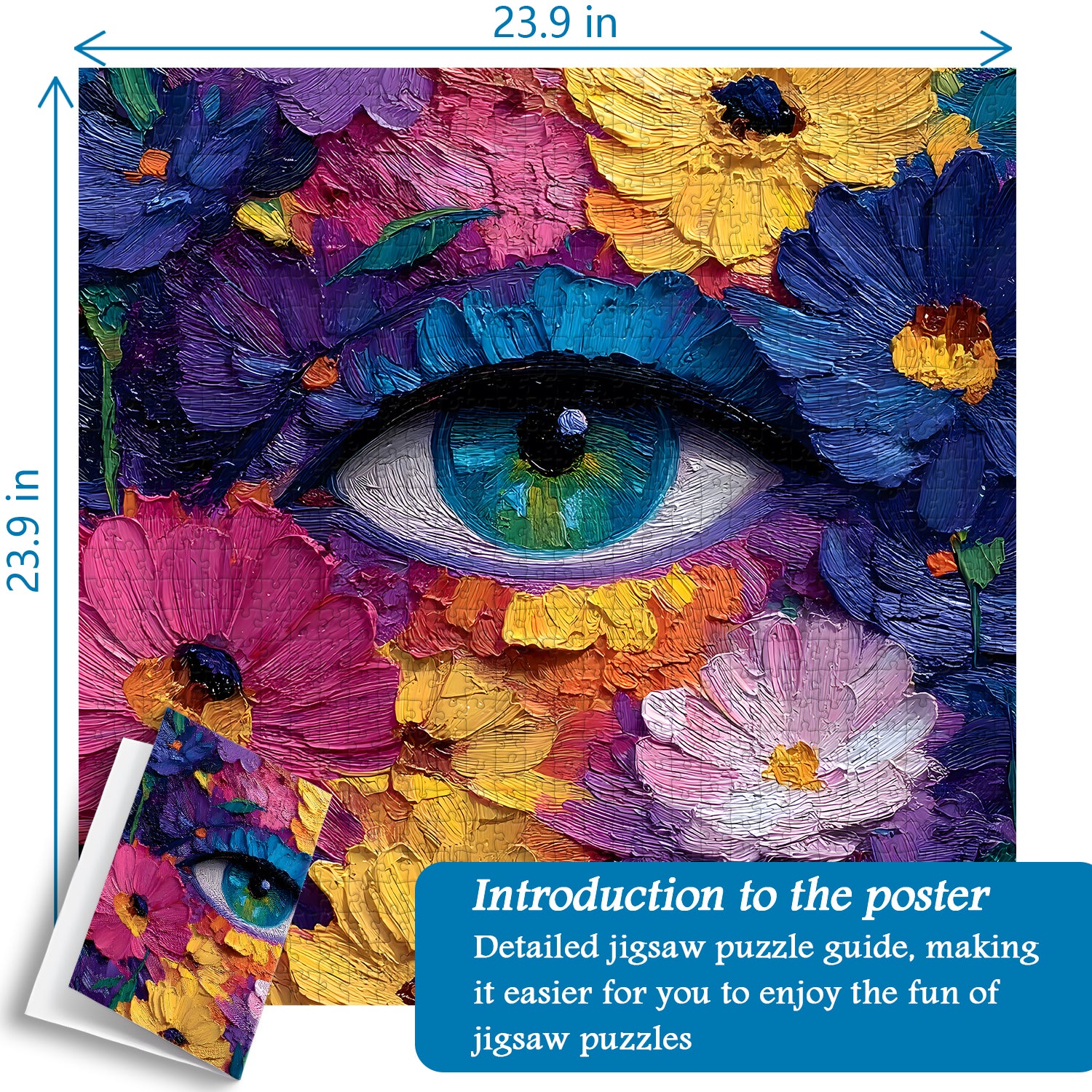 Blumenaugen-Puzzle 1000 Teile