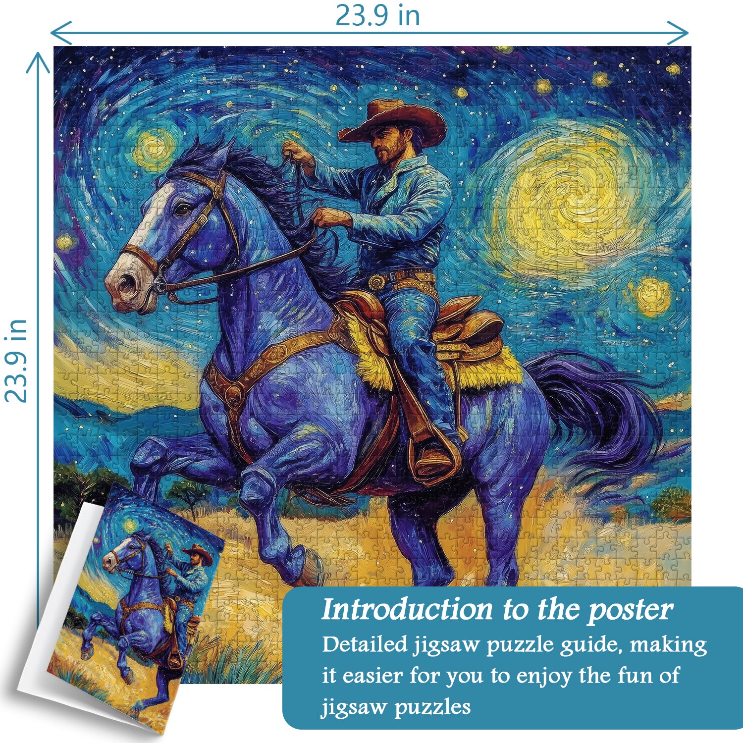 Starlight Cowboy Dream Jigsaw Puzzle 1000 Pieces