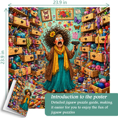 Chaos Craft Shack Jigsaw Puzzle 1000 Pieces