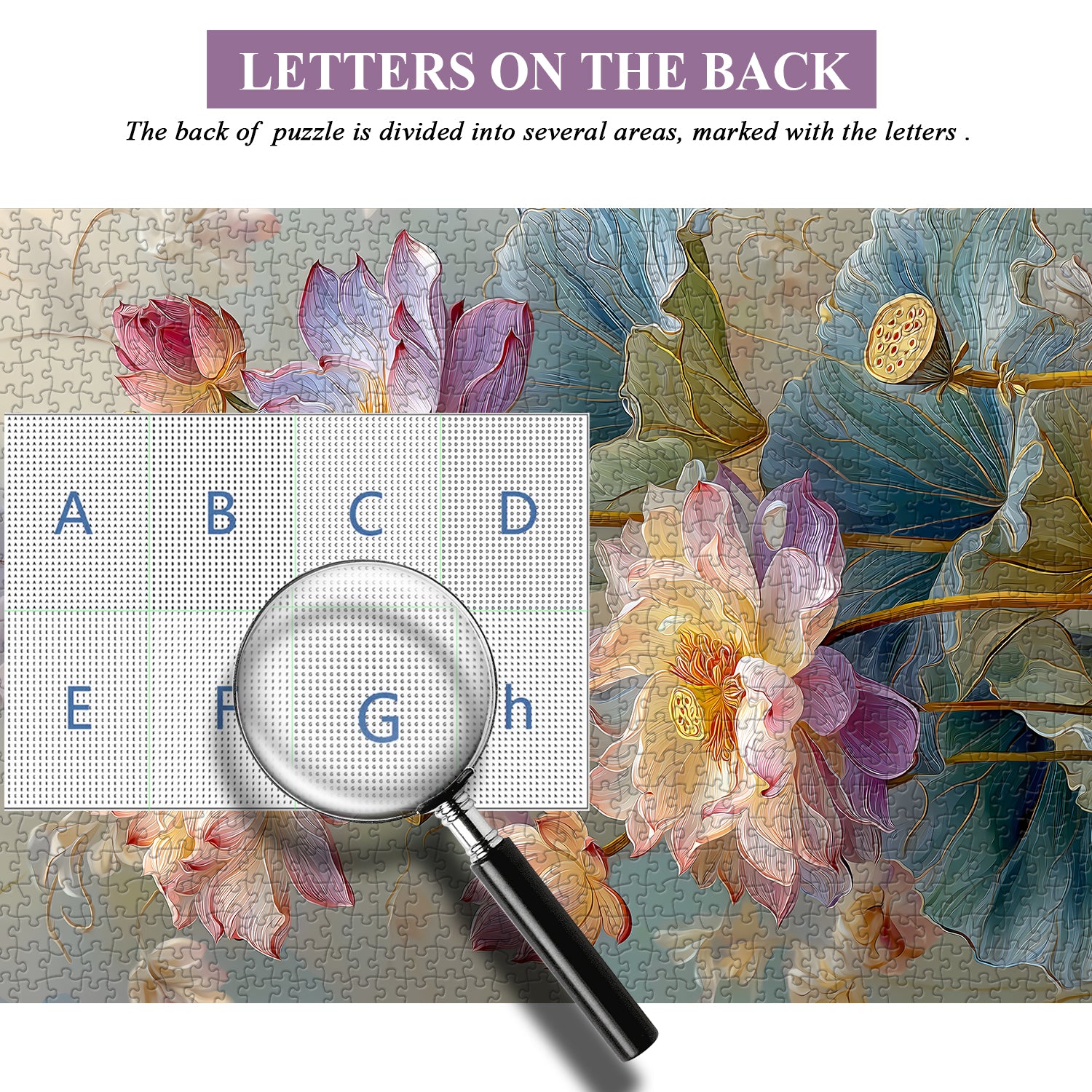 Serene Lotus Art Jigsaw Puzzle 1000 Pieces