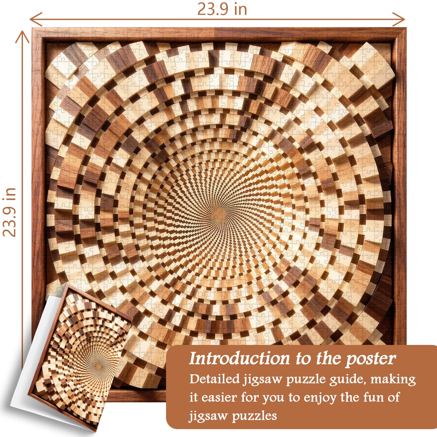 Timber Circle Art Jigsaw Puzzle 1000 Pieces