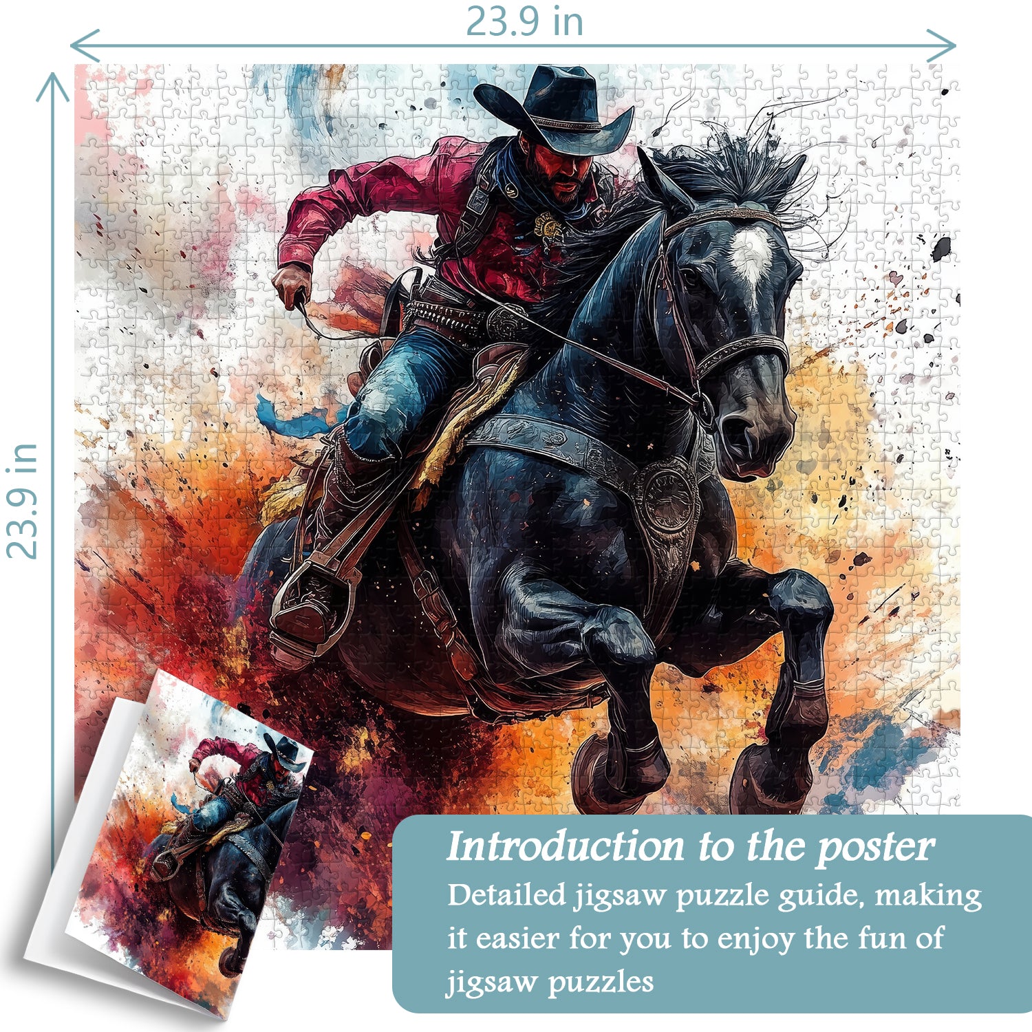 Western Knight Jigsaw Puzzle 1000 Pieces