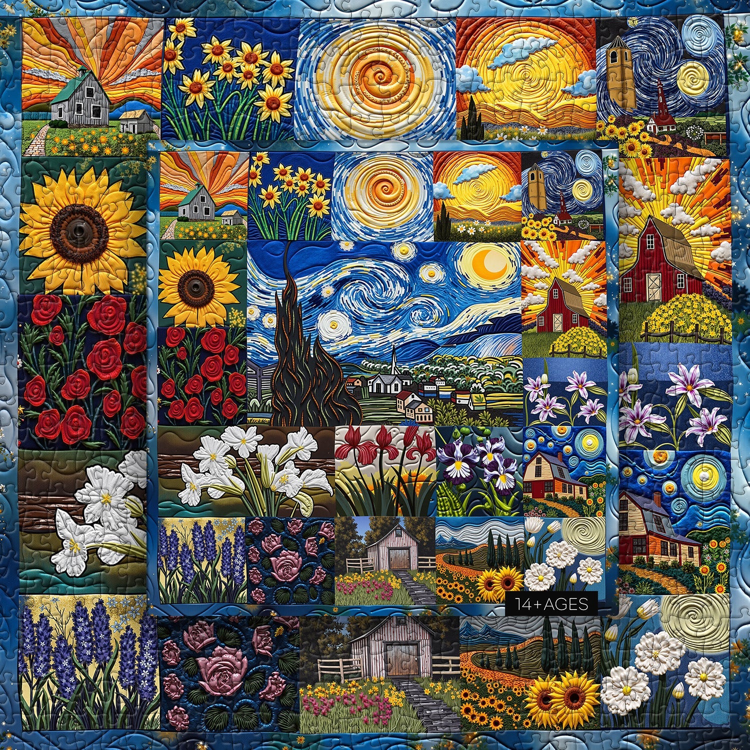 Van Goghs Rhapsodie-Puzzle 1000 Teile