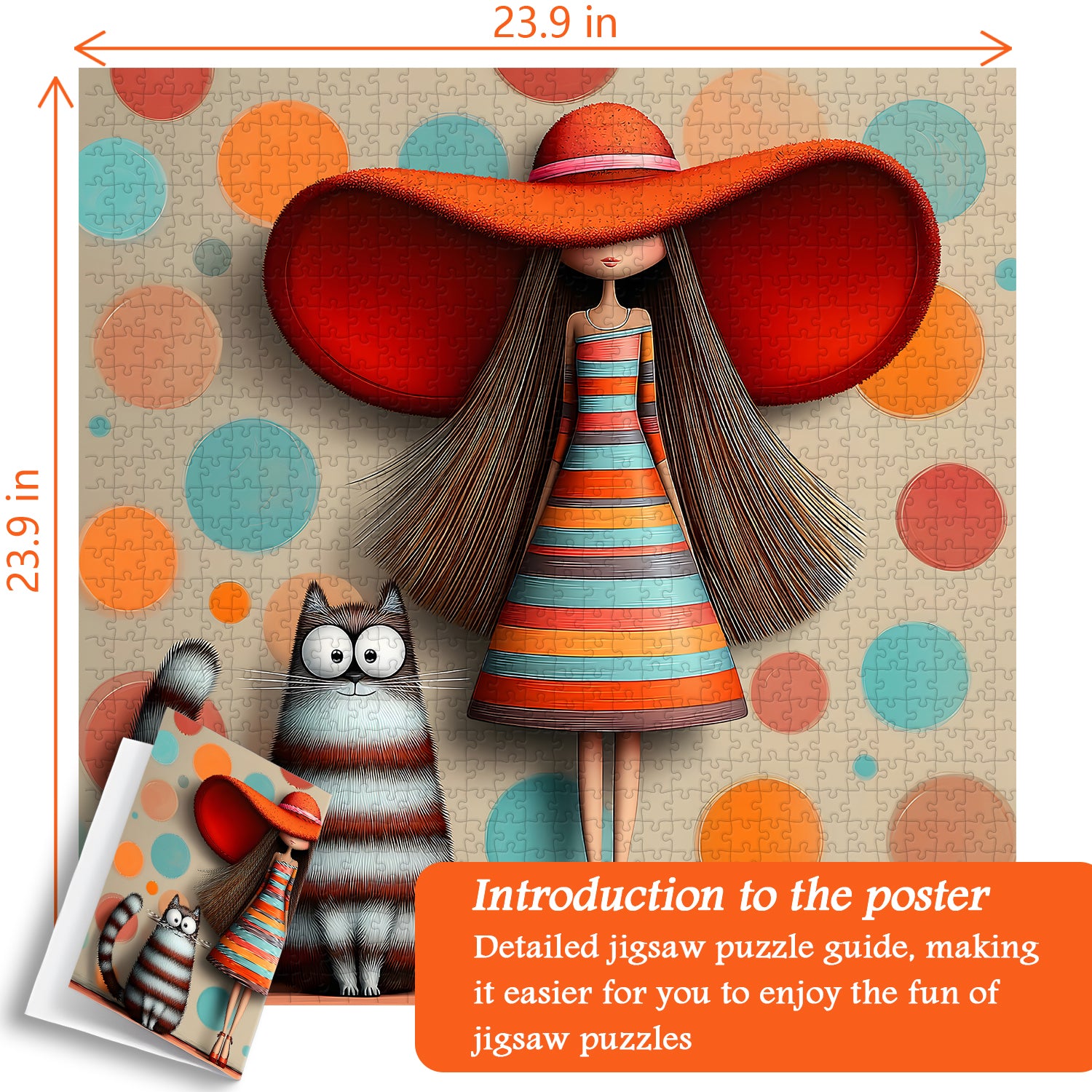 Red Hat Girl Puzzle 1000 Teile