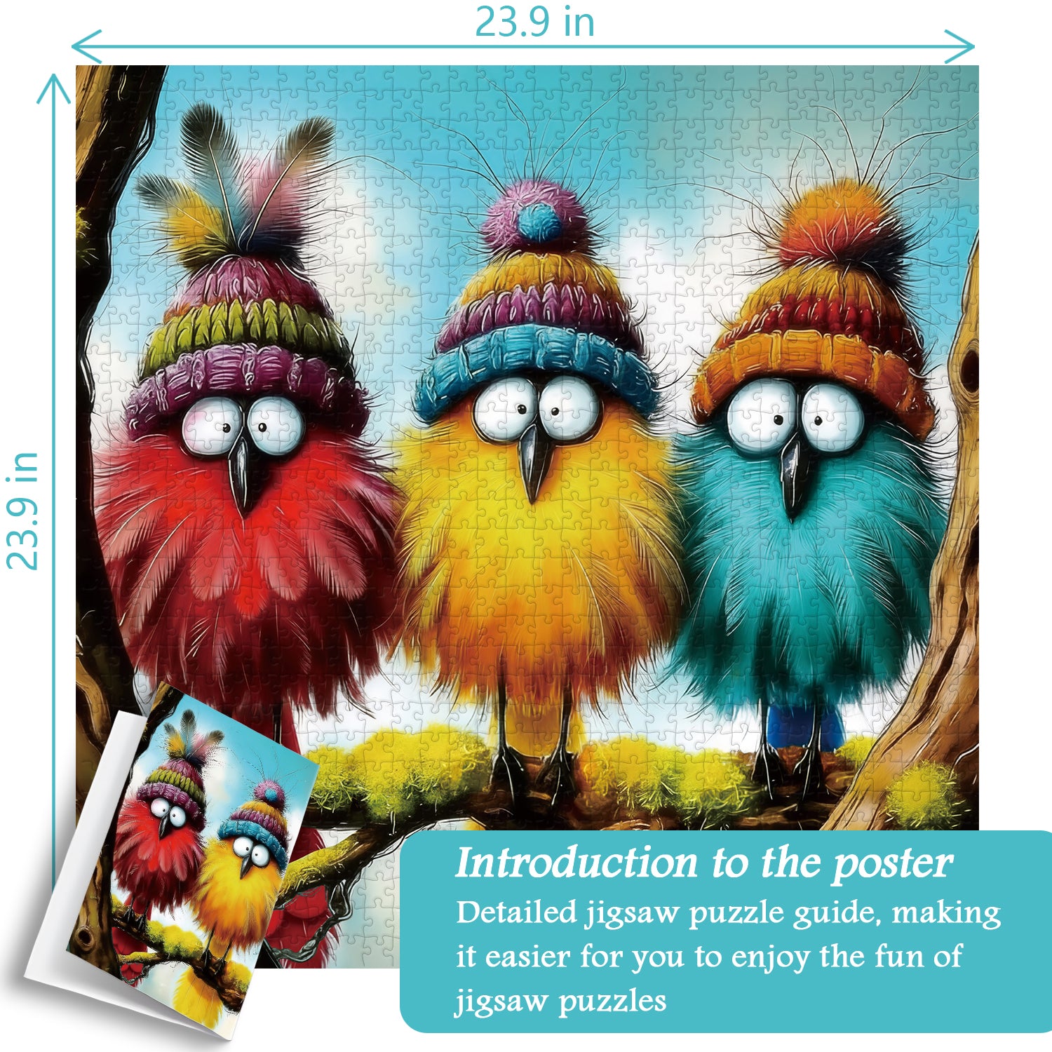 Quirky Tweets Jigsaw Puzzle 1000 Pieces