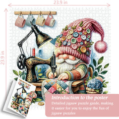 Quilt Craft Gnome Puzzle 1000 Teile
