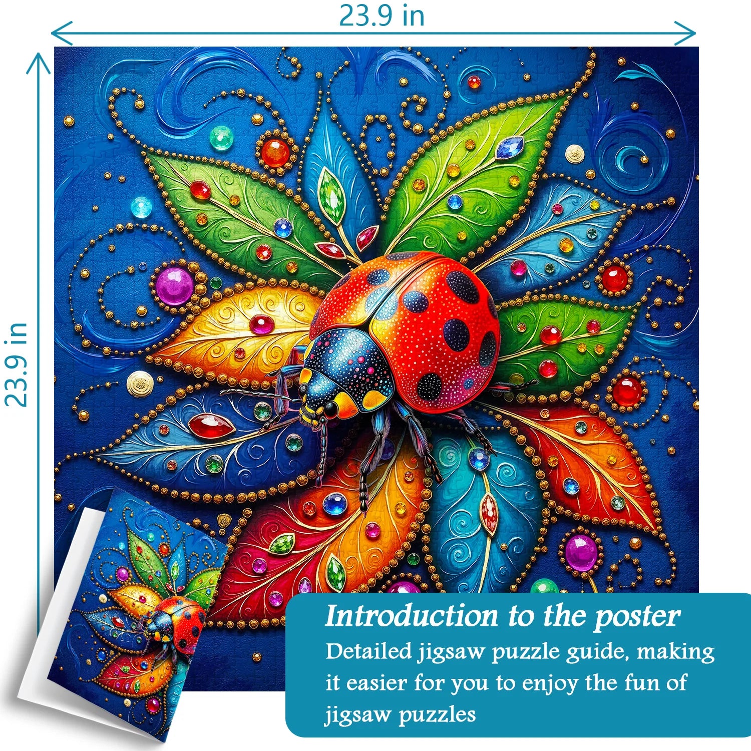 Colorburst Beetle Puzzle 1000 Teile