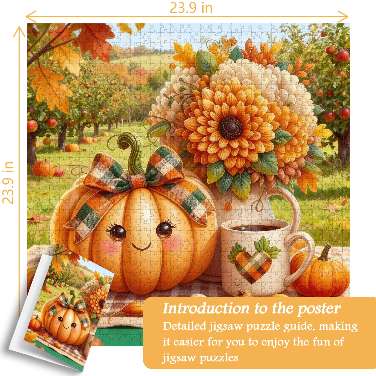 Fragrant Pumpkin Fun Jigsaw Puzzle 1000 Pieces