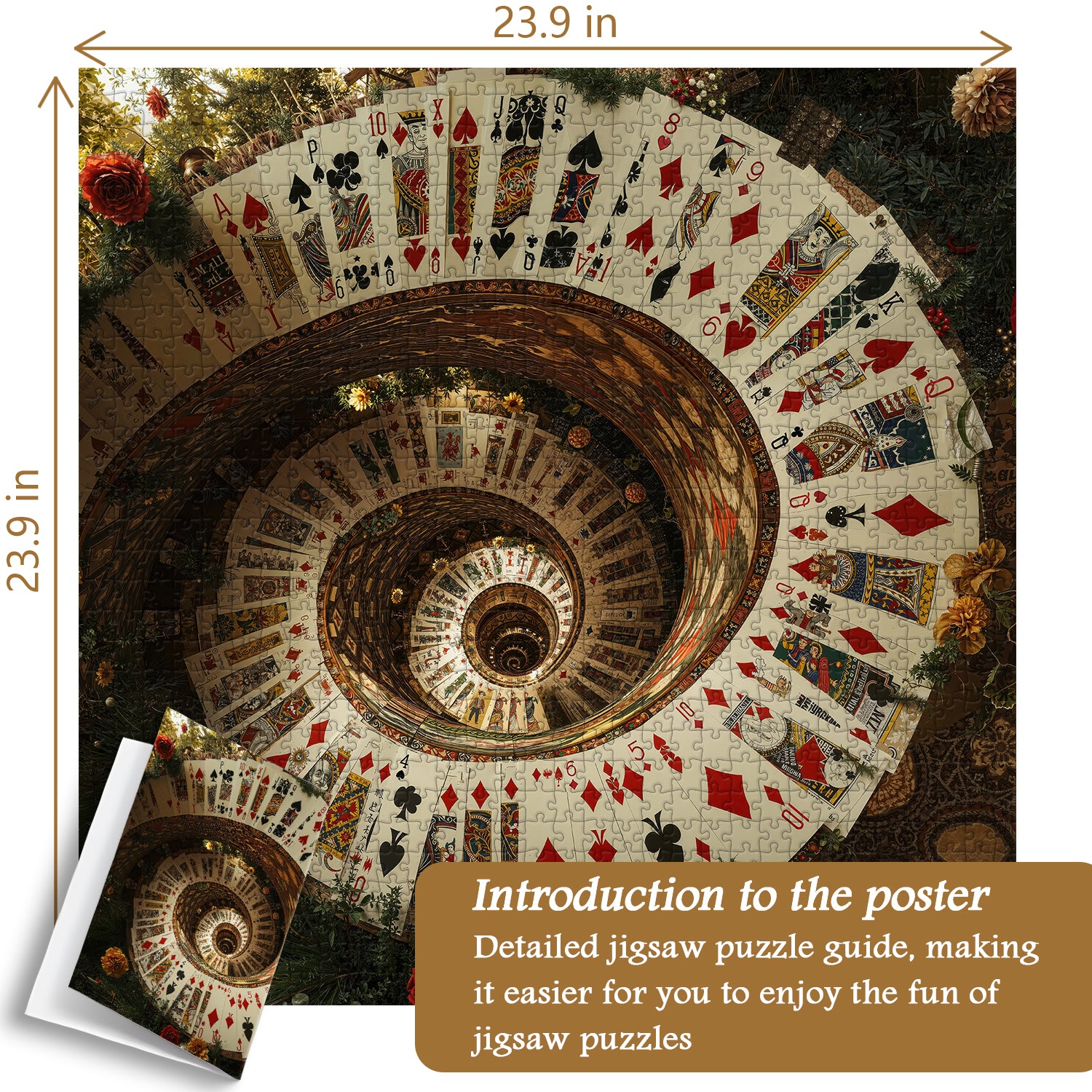Spiralkarte Quest -Puzzle 1000 Stücke