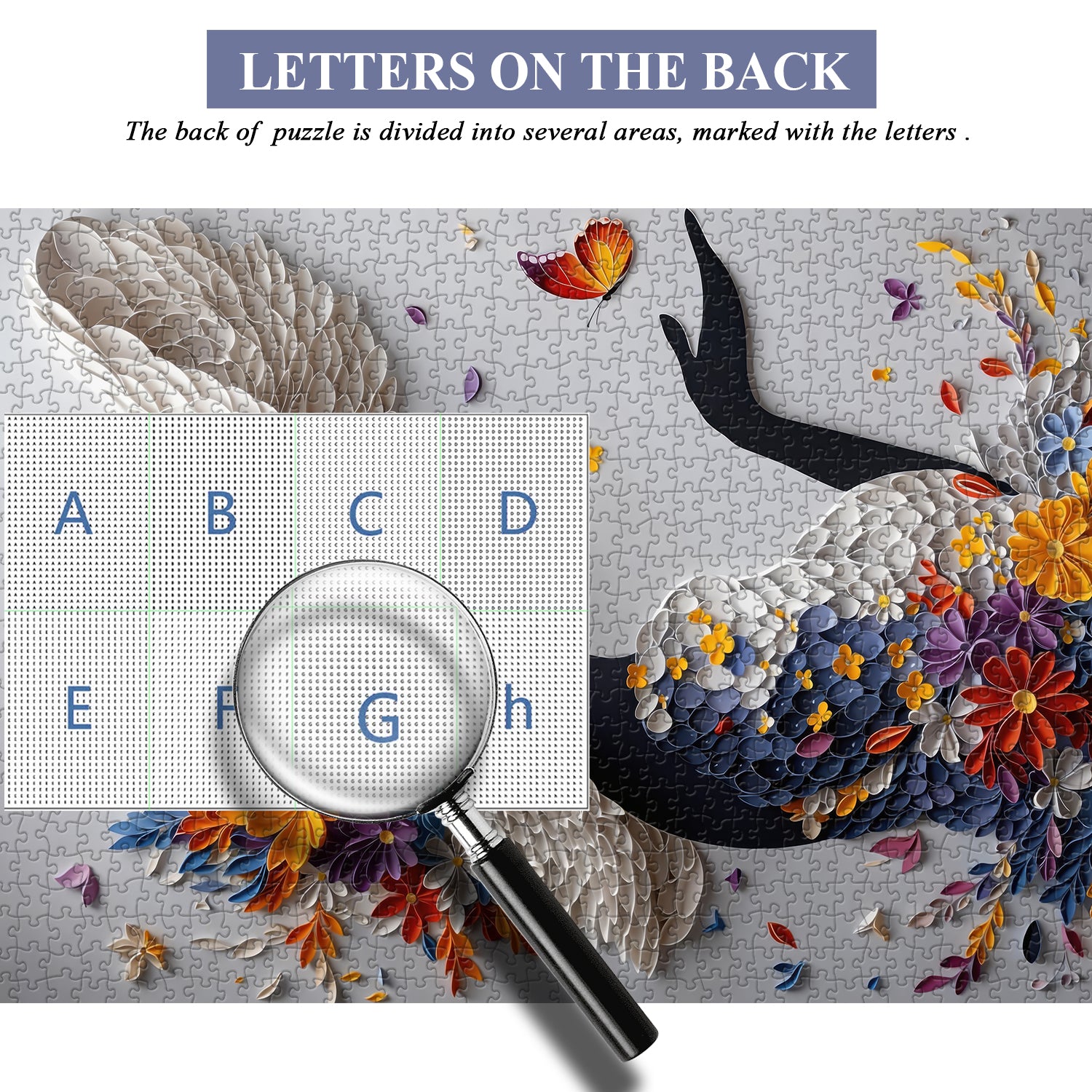 Schmetterlingsflüstern Puzzle 1000 Teile