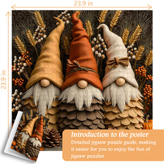 Harvest Gnome Jigsaw Puzzle 1000 Pieces