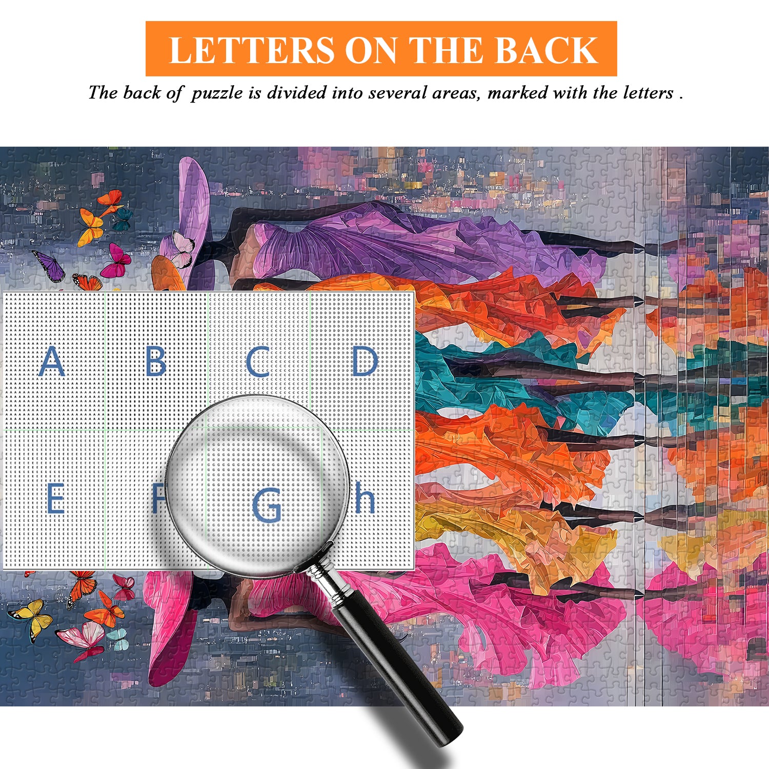 Butterfly and Muse Jigsaw Puzzle 1000 Pieces