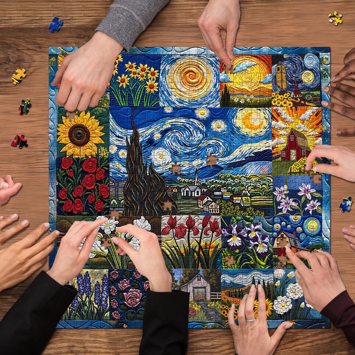 Van Goghs Rhapsodie-Puzzle 1000 Teile