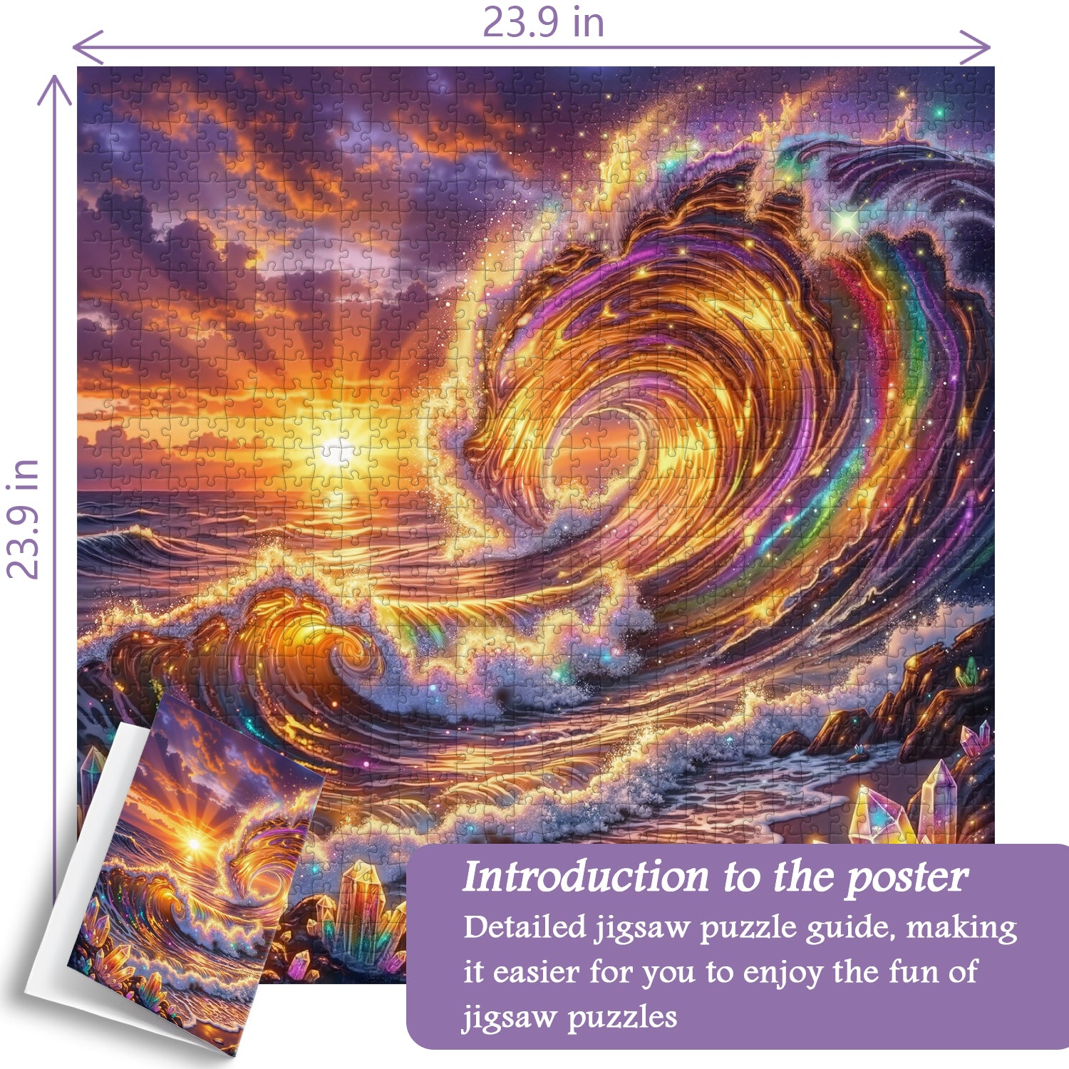 Dawn of Crystals Puzzle 1000 Teile