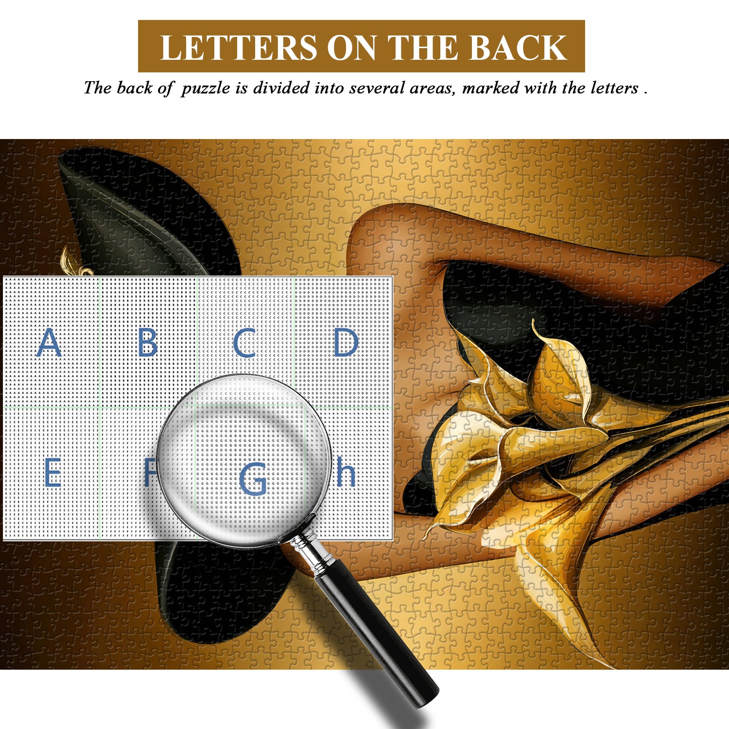 Golden Beauty Jigsaw Puzzle 1000 Pieces