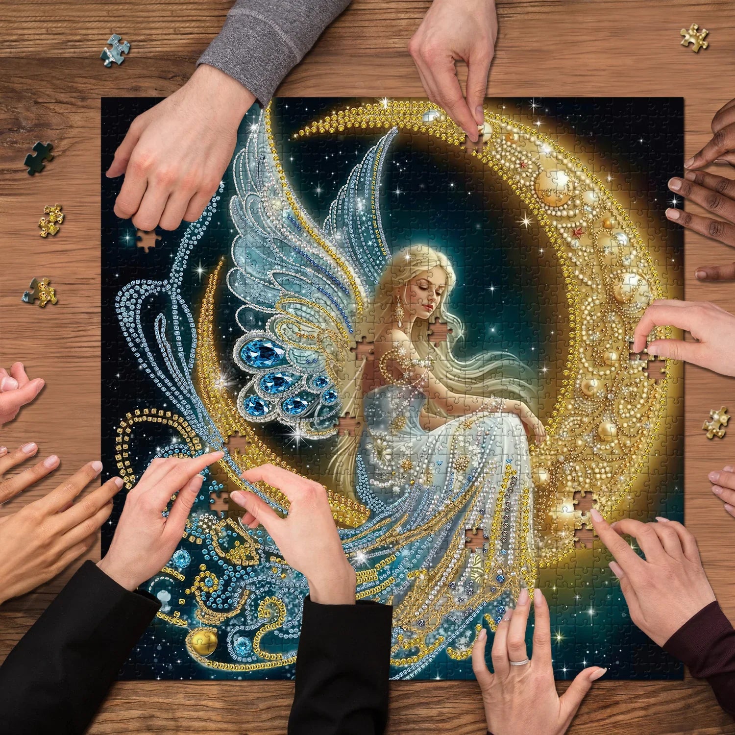 Mondhellem Feenpuzzle 1000 Stücke