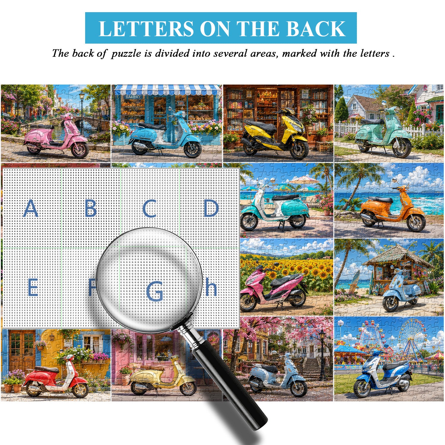 Dreamy Ride Grid Puzzle 1000 Teile