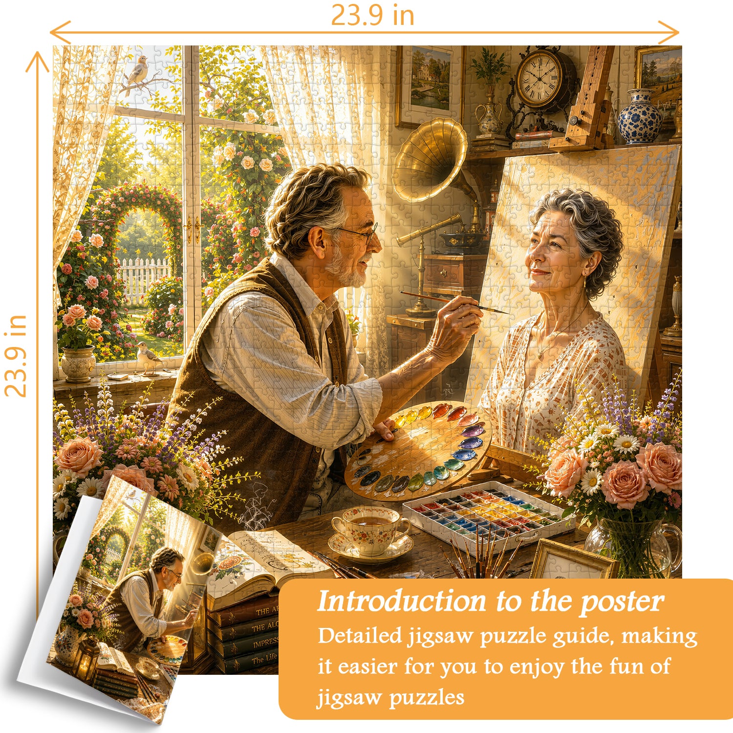 Window Art Romance Puzzle 1000 Teile