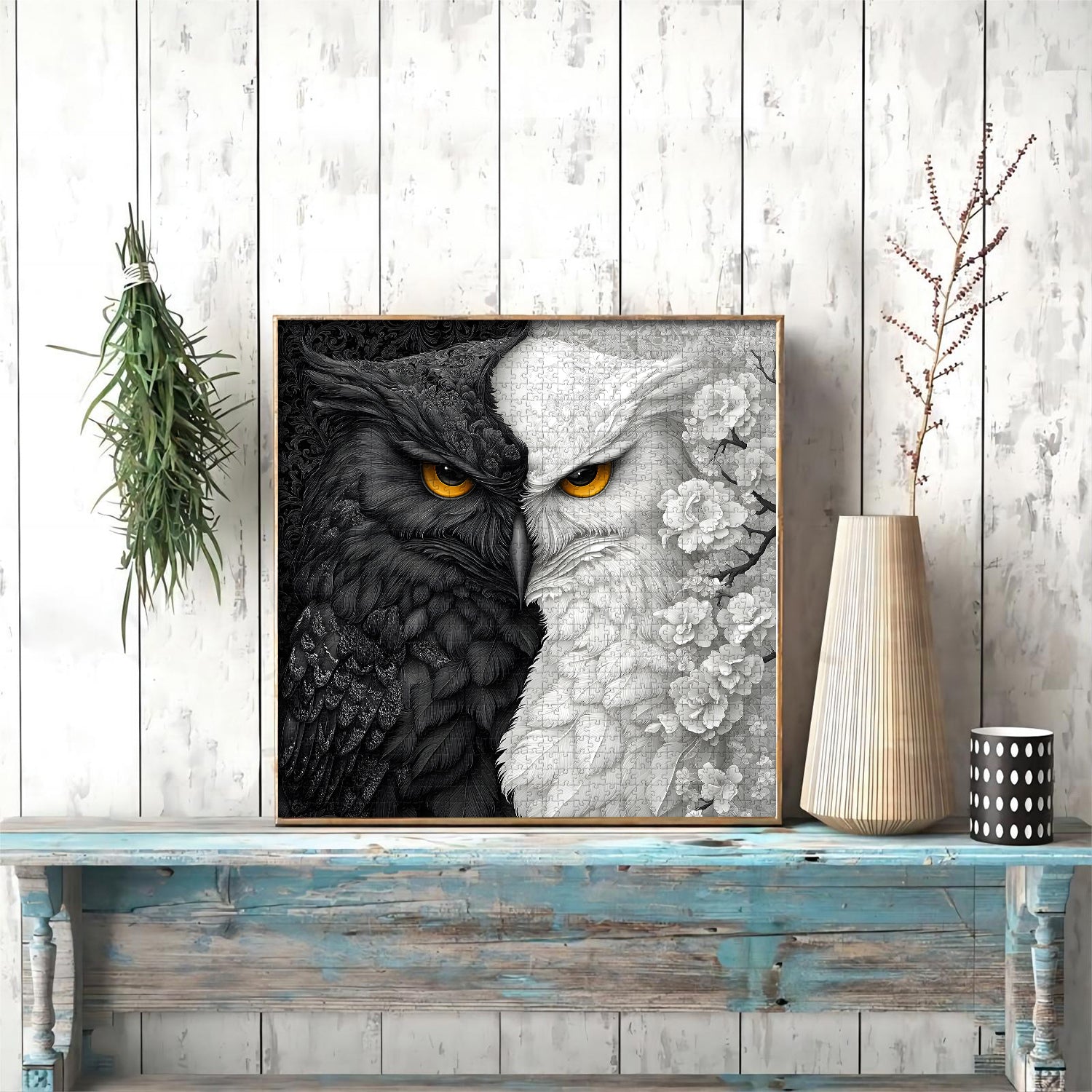 Yin Yang Eule Puzzle 1000 Teile