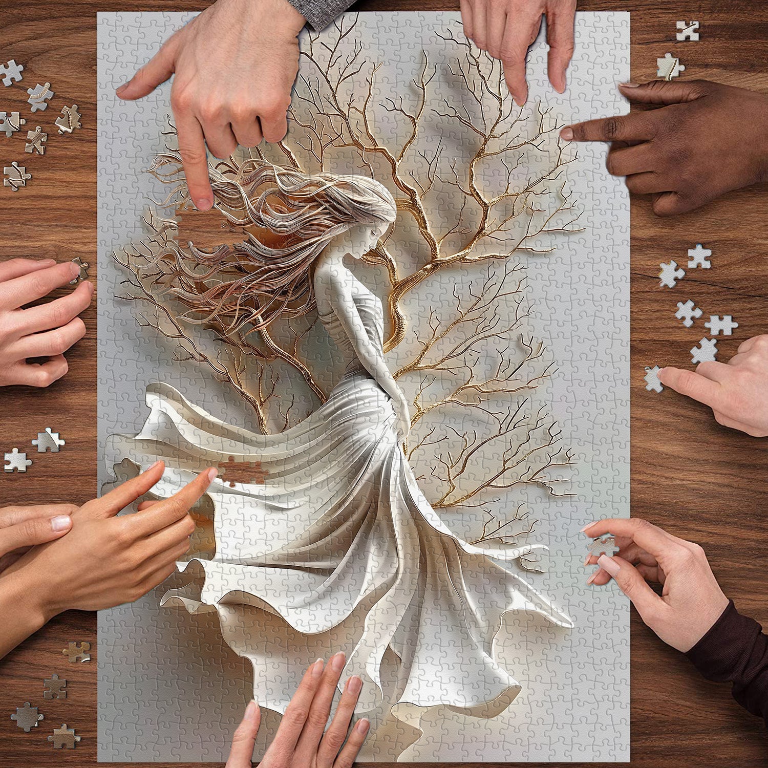 Baumgöttin Puzzle 1000 Teile