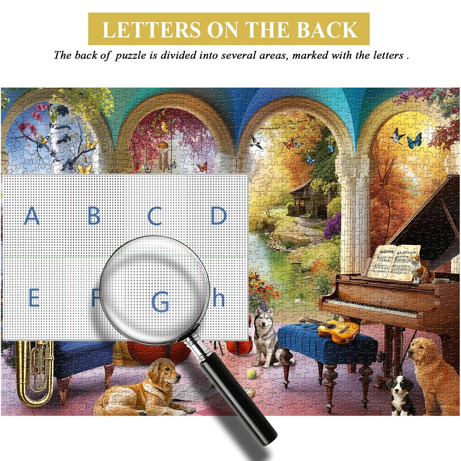 Jahreszeitenkammer-Puzzle 1000 Teile