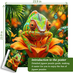 Regenwald-Chamäleon-Puzzle 1000 Teile