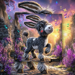 Joyful Melody Donkey Jigsaw Puzzle 1000 Pieces