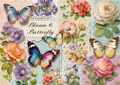 Butterfly Bloom Jigsaw Puzzle 1000 Pieces