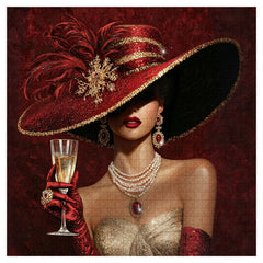 Vergoldetes Champagner-Puzzle, 1000 Teile