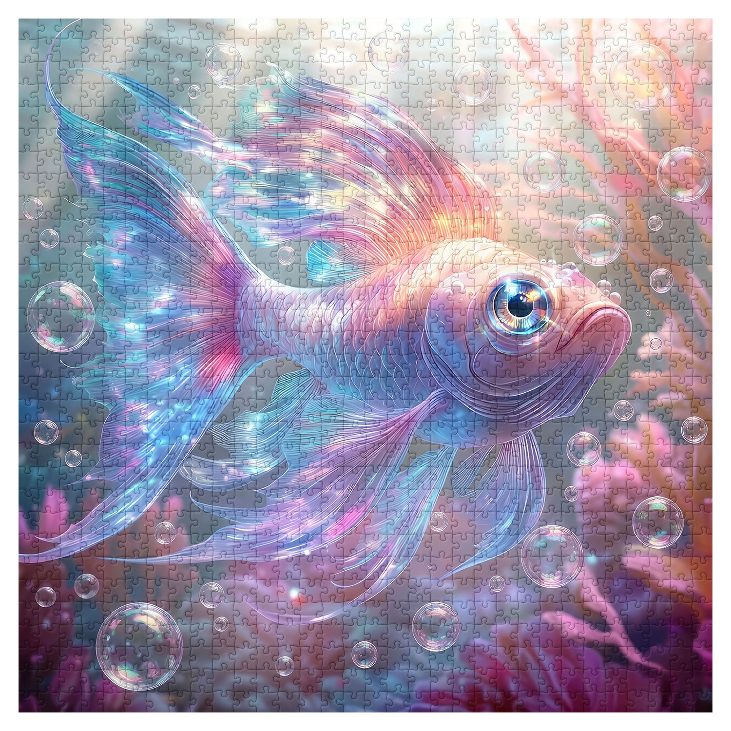 Iridescent Fish Jigsaw Puzzle 1000 Pieces